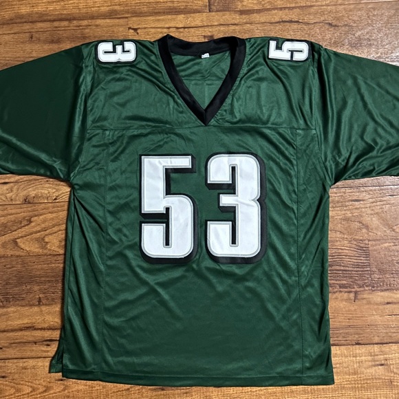 Philadelphia Eagles • X-Large • Green • Hugh Douglas • Signed • Jersey Shirt - Picture 9 of 11